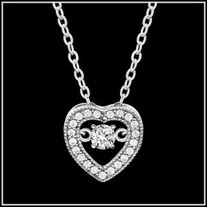 1.05 ctw AAA+ Grade White Cubic Zirconia Heart